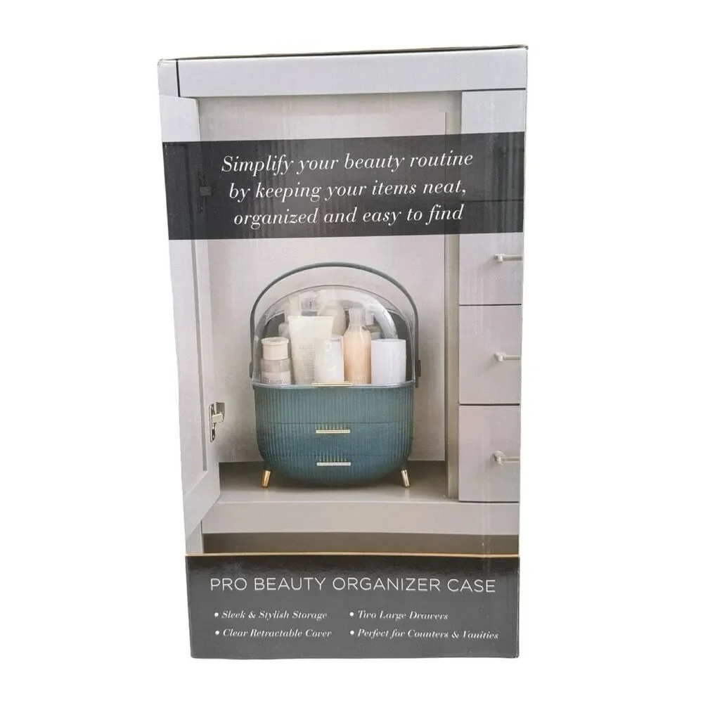 ThinkSpace Pro Beauty Organizer Case - Dark Teal - 10.6